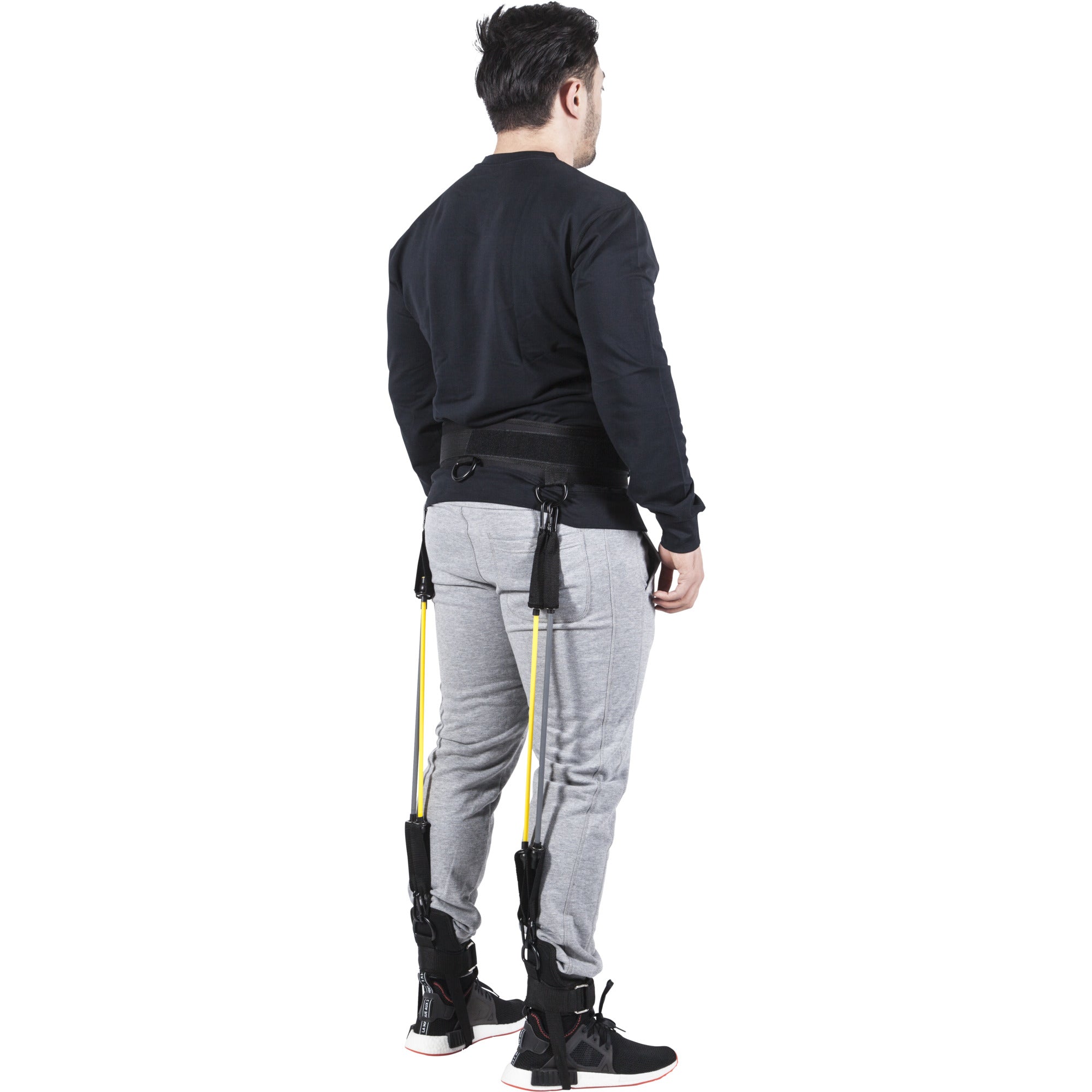 Ponnistusharjoitteluväline 2 Eri Vastuksella, Musta