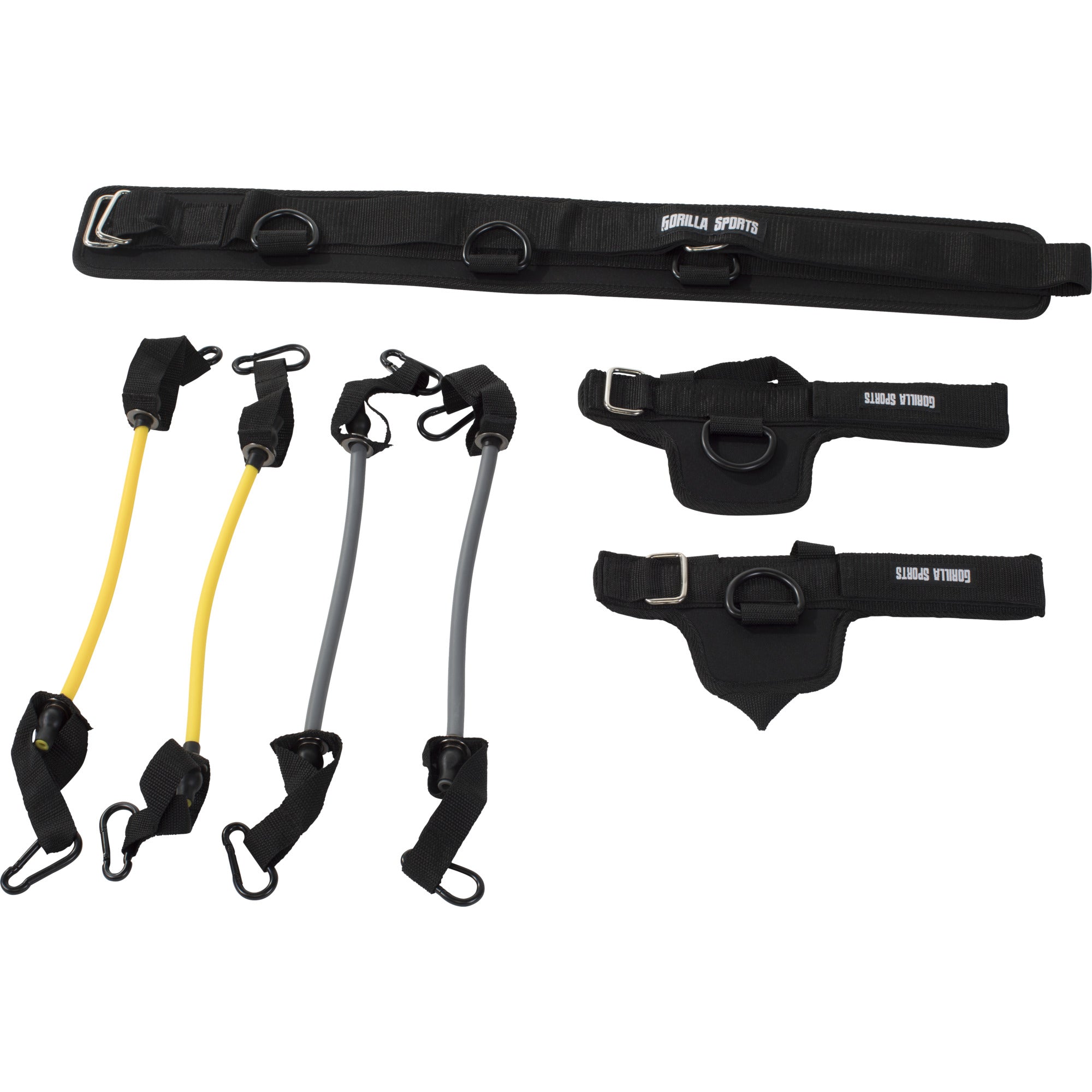 Ponnistusharjoitteluväline 2 Eri Vastuksella, Musta