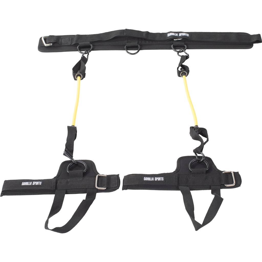 Ponnistusharjoitteluväline 2 Eri Vastuksella, Musta