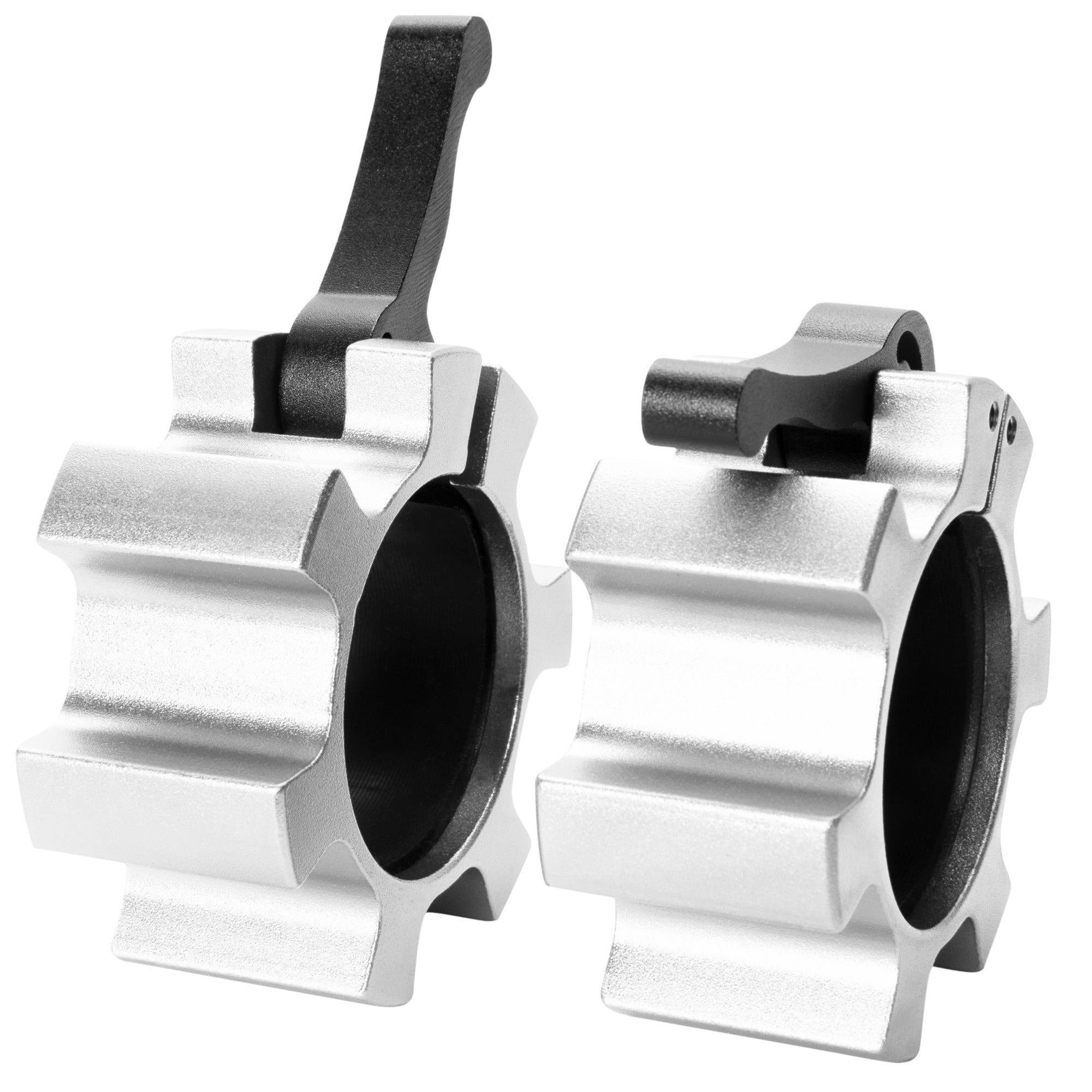 Pikalukot Ø 50/51mm Levytangoille Kumipinnoitteella Alumiini, 5 Eri Väriä 2kpl