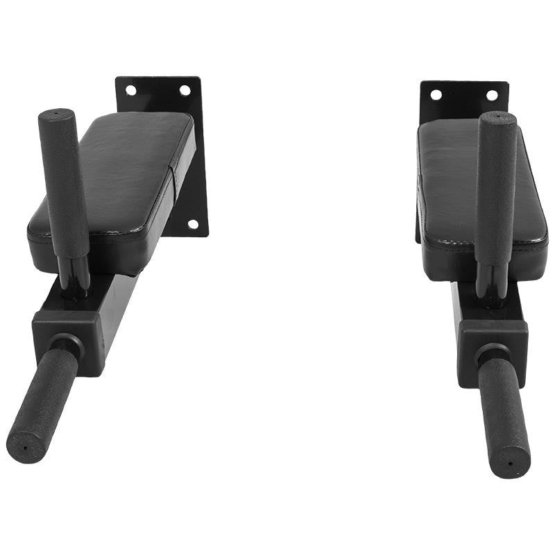 Dippitangot Seinään Pehmusteella 60x10x30cm Teräs Musta 2kpl