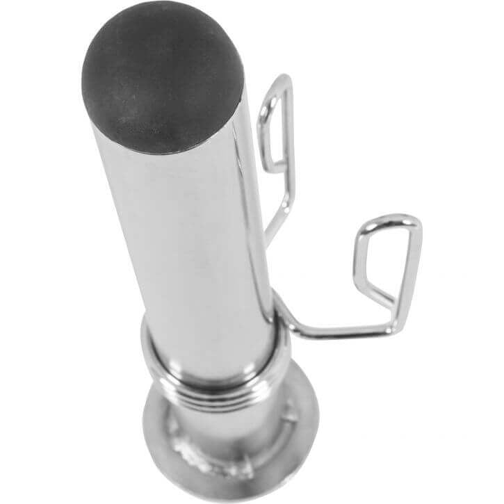 50mm Levytanko Adapteri 30mm Laitteille Jousilukolla 28cm Kromi 2kpl