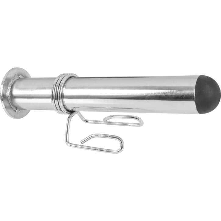 50mm Levytanko Adapteri 30mm Laitteille Jousilukolla 28cm Kromi 2kpl