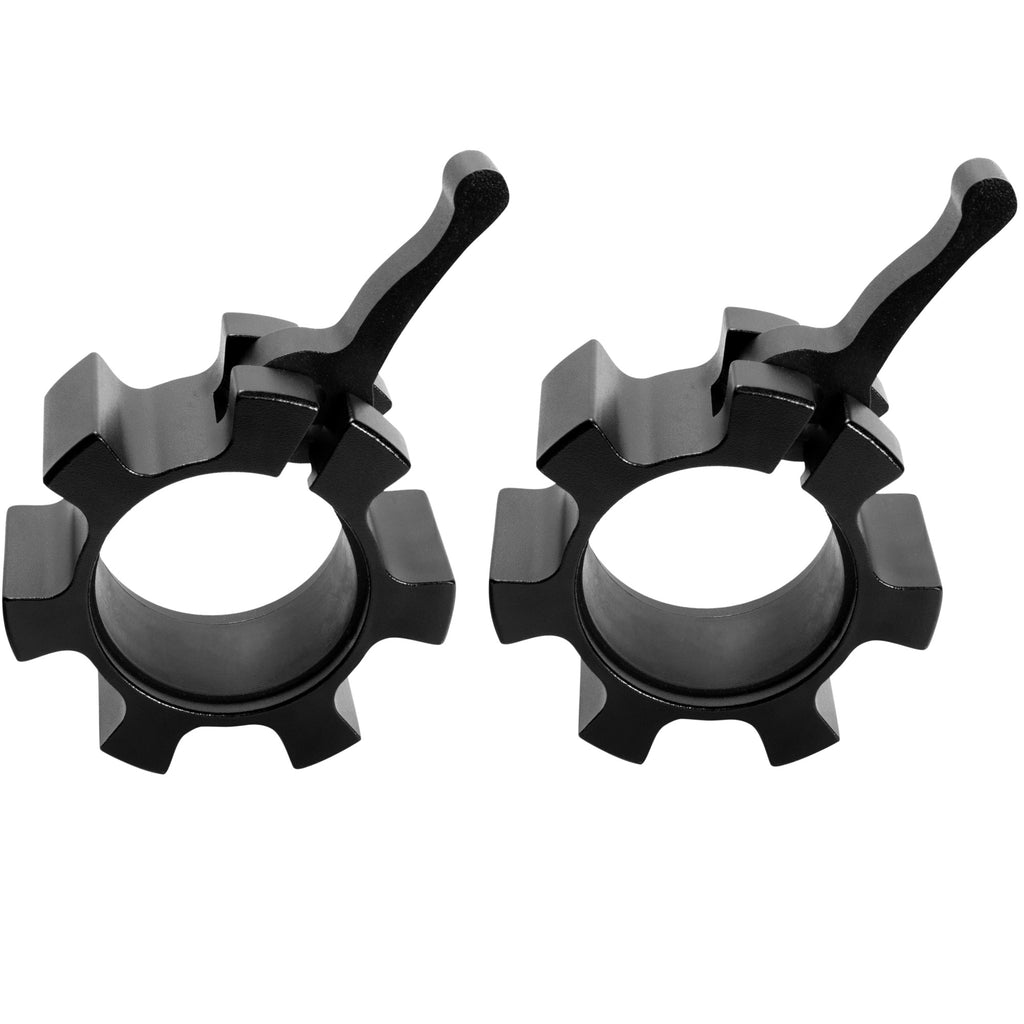 Pikalukot Ø 50/51mm Levytangoille Kumipinnoitteella Alumiini, 5 Eri Väriä 2kpl