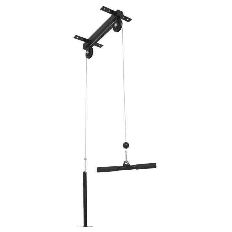 Taljalaite Kattoon Ø 30/31mm Levypainoille, Max. 150kg Musta