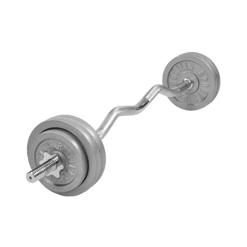 Levytankosarja 35kg / Valurautaiset Levypainot + EZ Kulmatanko 120cm, Ø 30/31mm