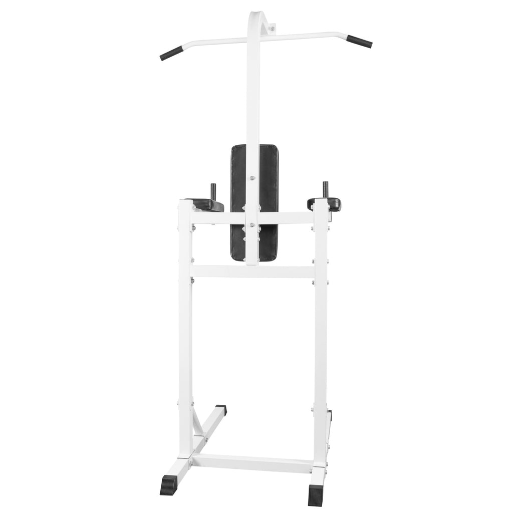 Leuanvetolaite 3in1 / Voimatorni Dippikahvoilla, Leuanvetotangolla Ja Vatsalaitteella Valkoinen