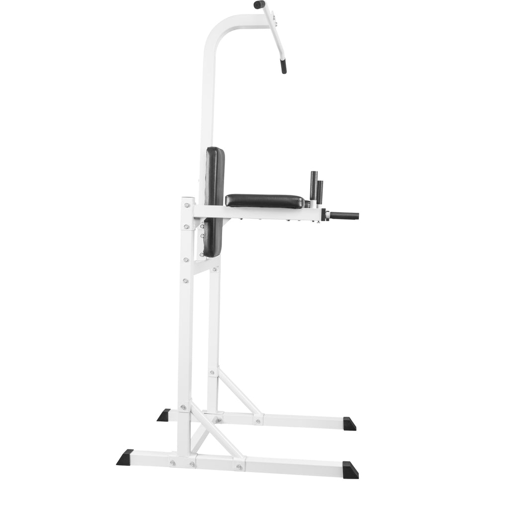 Leuanvetolaite 3in1 / Voimatorni Dippikahvoilla, Leuanvetotangolla Ja Vatsalaitteella Valkoinen