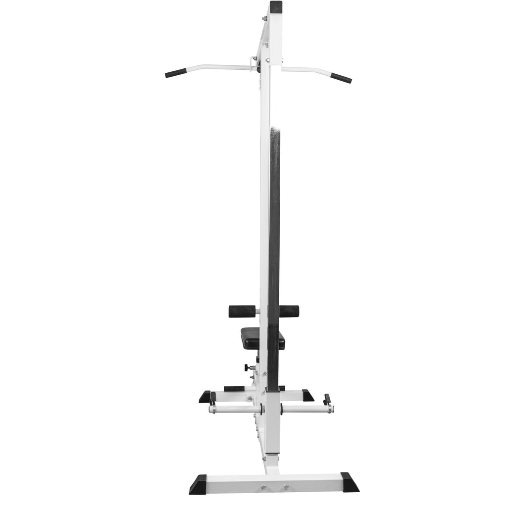 Ala- Ja Ylätalja Yhdistelmä Penkillä Ø 30/31mm Levypainoille Valkoinen