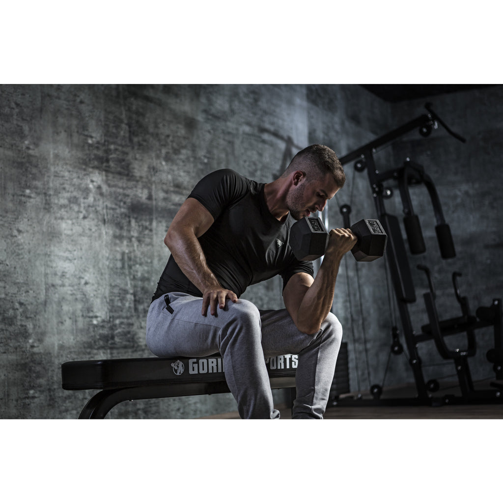 Heavy Duty Harjoituspenkki / Tasapenkki  112x57,5x43cm Max. 400kg Musta