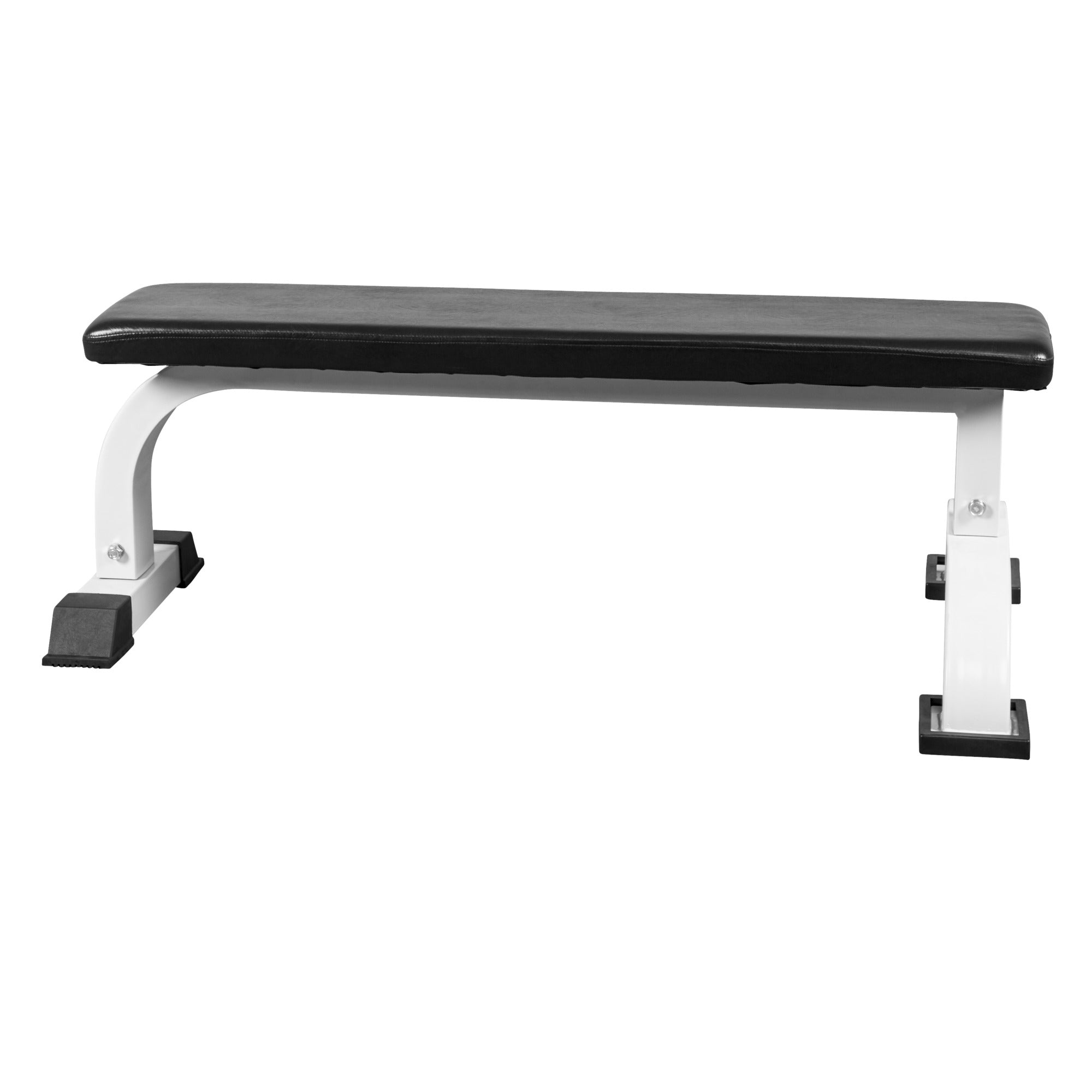 Tasapenkki / Treenipenkki 110x58x40cm Max. 250kg Valkoinen