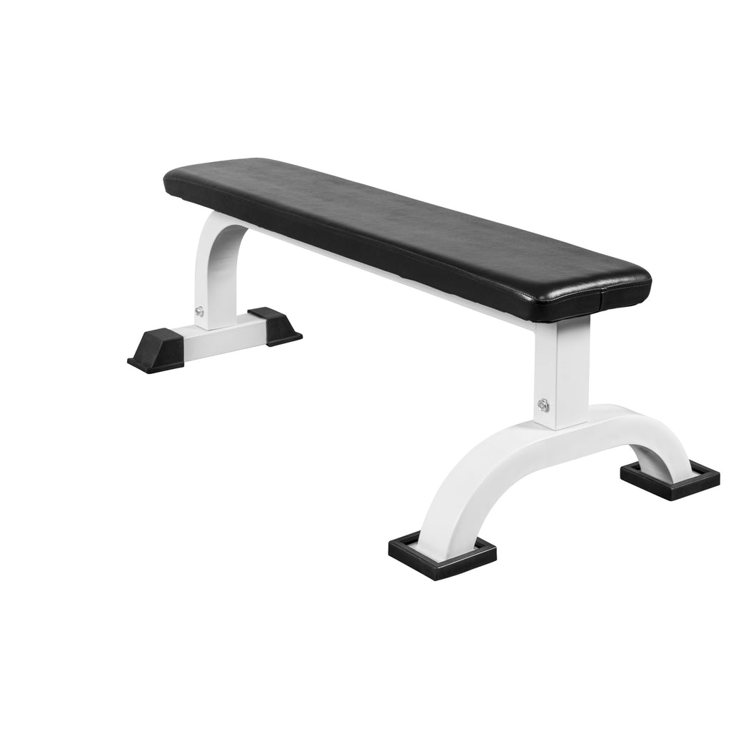 Tasapenkki / Treenipenkki 110x58x40cm Max. 250kg Valkoinen