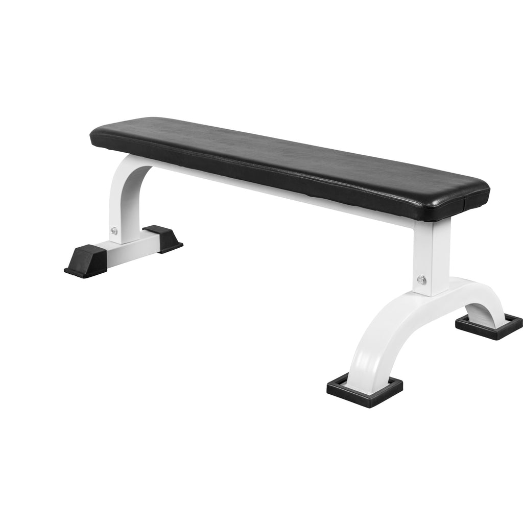 Tasapenkki / Treenipenkki 110x58x40cm Max. 250kg Valkoinen