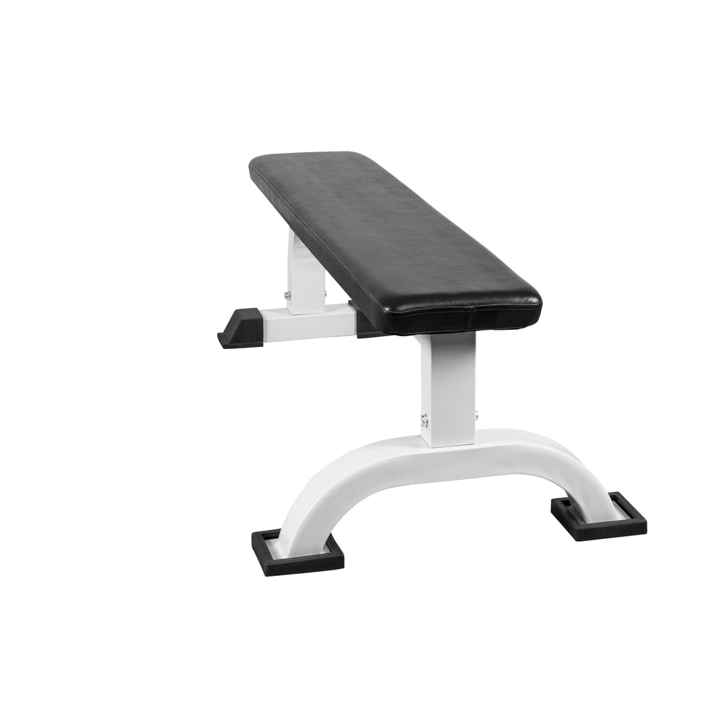 Tasapenkki / Treenipenkki 110x58x40cm Max. 250kg Valkoinen