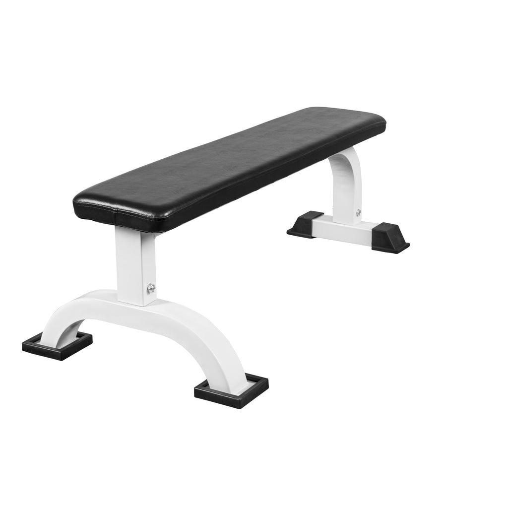 Tasapenkki / Treenipenkki 110x58x40cm Max. 250kg Valkoinen