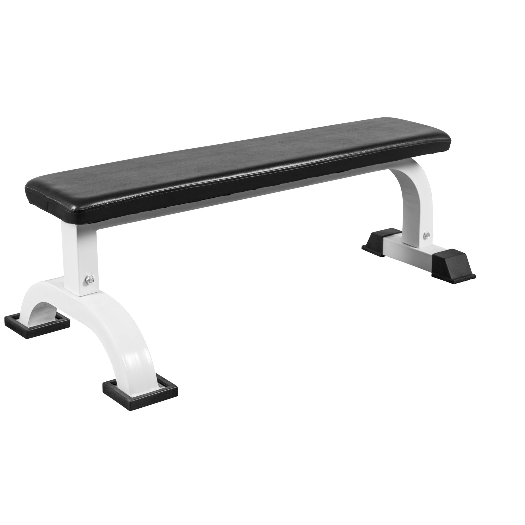 Tasapenkki / Treenipenkki 110x58x40cm Max. 250kg Valkoinen