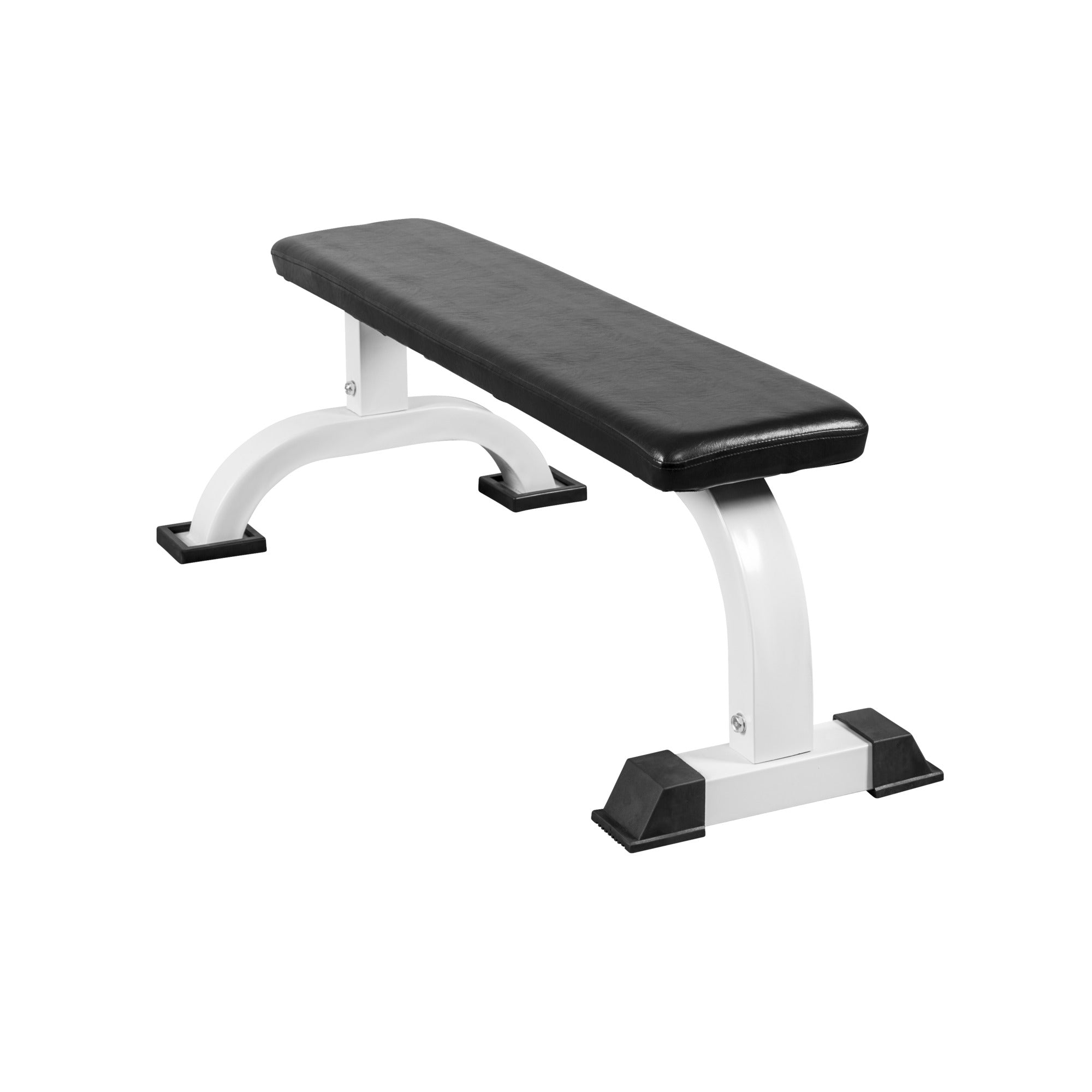 Tasapenkki / Treenipenkki 110x58x40cm Max. 250kg Valkoinen