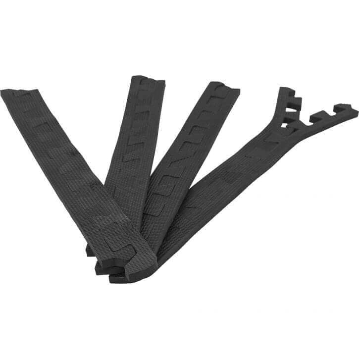 Suojamaton / Palamaton Reunapalat 8kpl 62,5x1,2cm EVA-Vaahtomuovi Musta