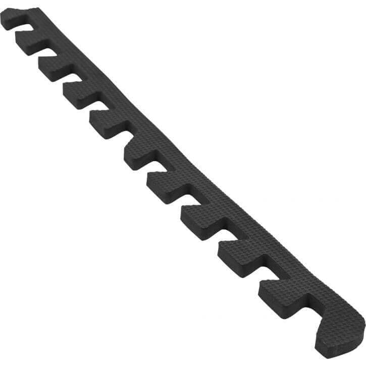 Suojamaton / Palamaton Reunapalat 8kpl 62,5x1,2cm EVA-Vaahtomuovi Musta