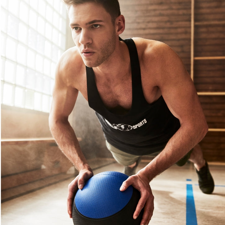 Kuntopallopaketti 12 kg, 3 - 5 kg Painopallot, Kumi