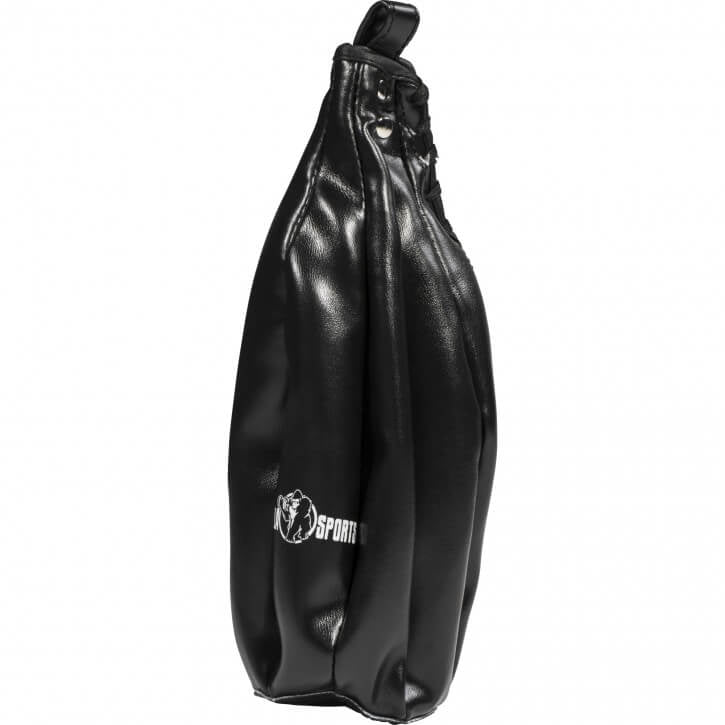 Päärynäpallo 18 x 25 cm, Musta, Nahka