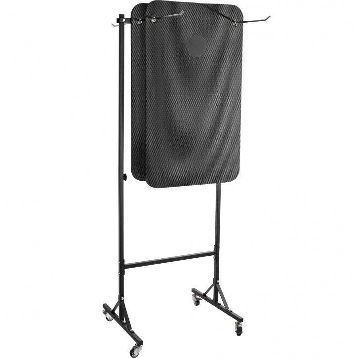 Joogamatto Setti, 10mm Joogamatot 2kpl ja Teline, Musta