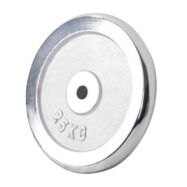 Levypaino 25kg, 30mm Rautainen Levypaino, Kromi