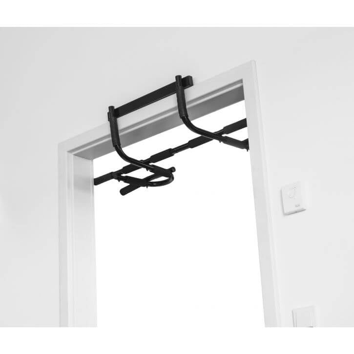 Säädettävä Vatsalihaspenkki + Rekkitanko 5in1 / Leuanvetotanko Oveen Pehmustetuilla Kahvoilla