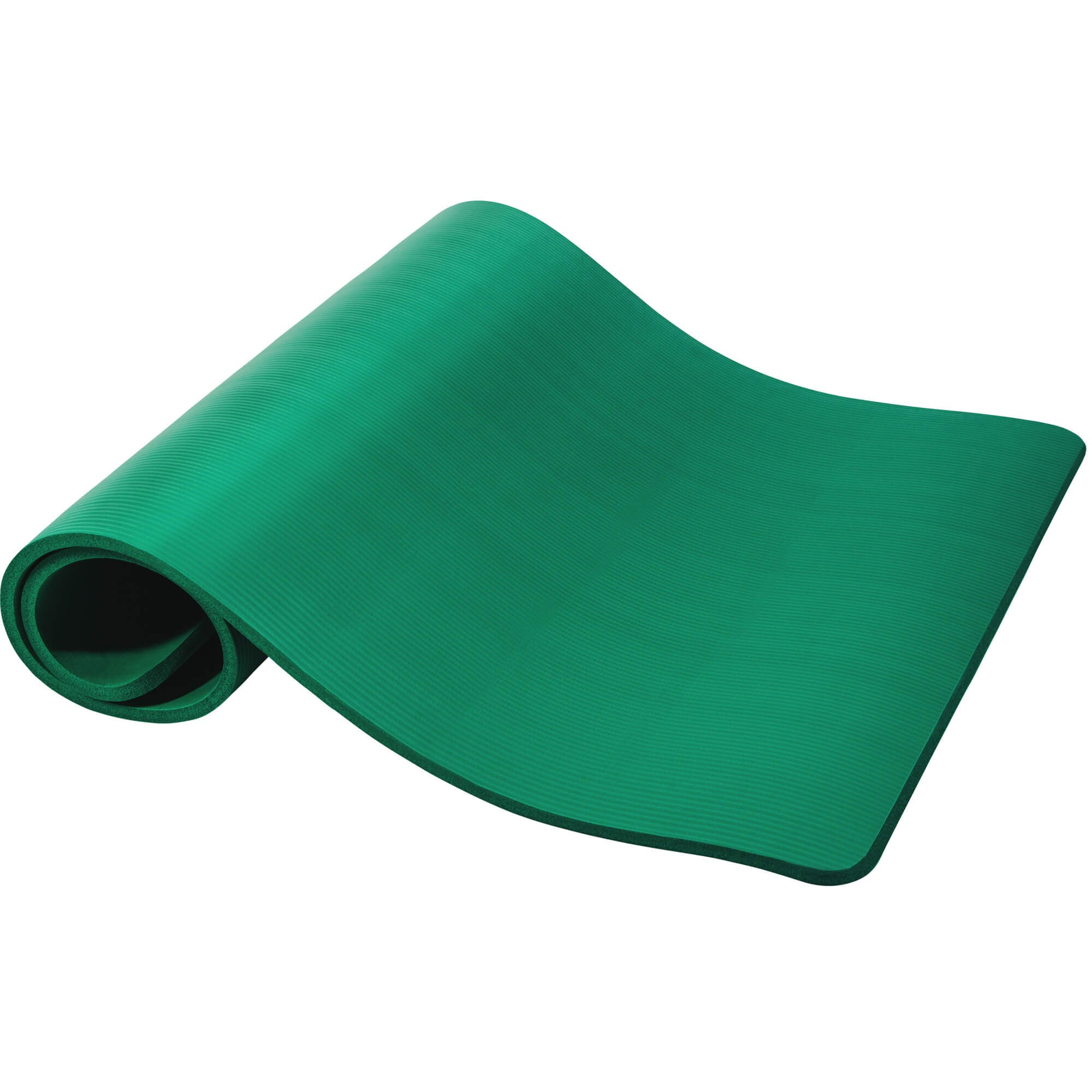 Jumppamatto Kantohihnalla, Vihreä, 190x100x1,5cm