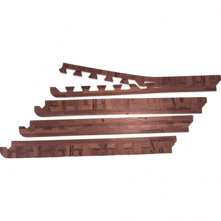 Suojamaton / Palamaton Reunapalat 8kpl 62,5x1,2cm EVA-Vaahtomuovi Tumma Puukuosi