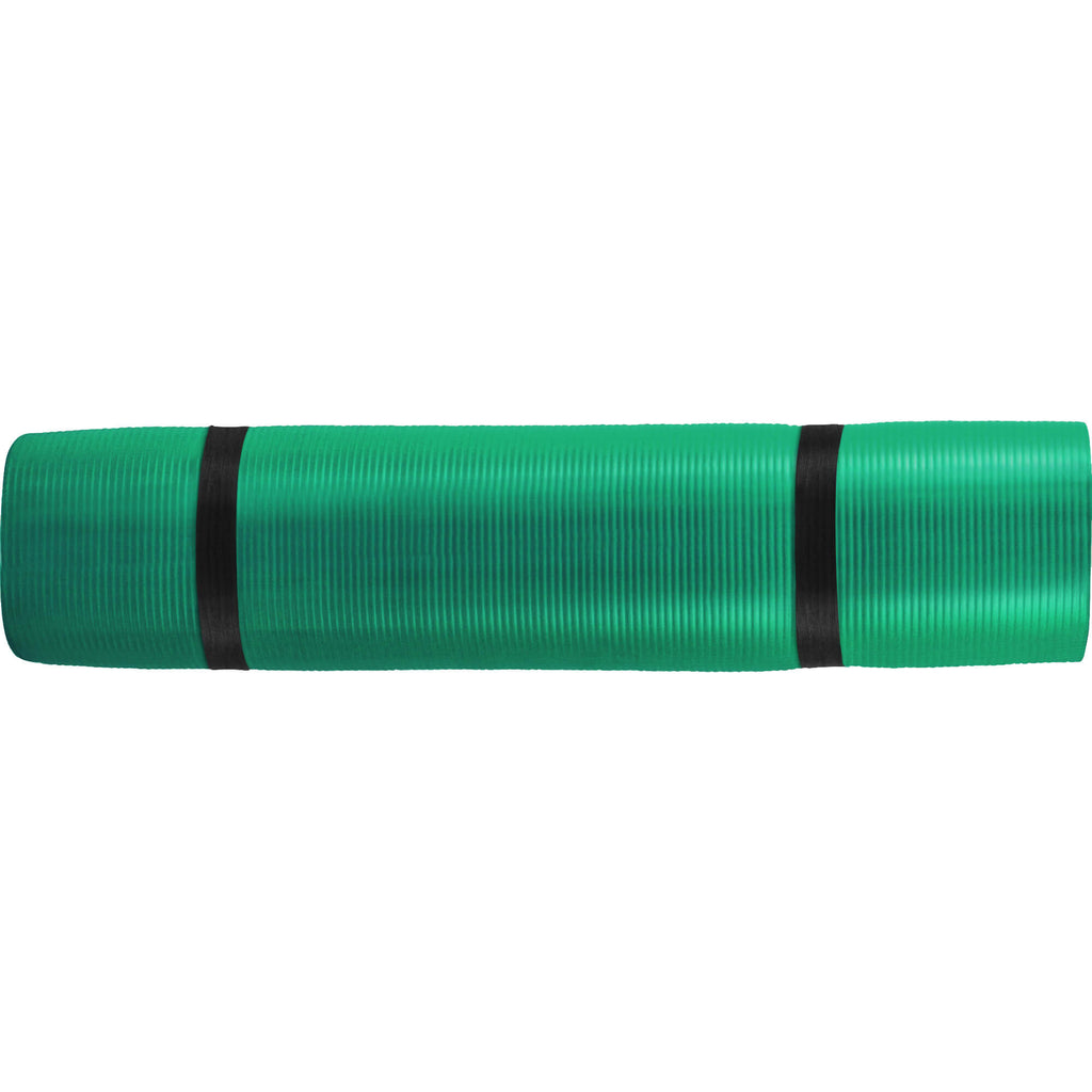 Jumppamatto Kantohihnalla, Vihreä, 190x100x1,5cm