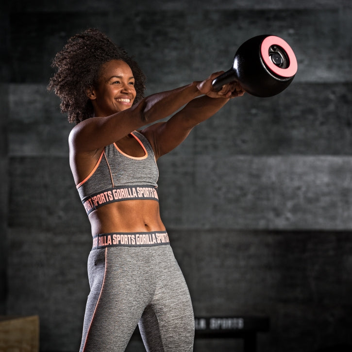 Säädettävä kahvakuula 8 kg -16 kg, Musta / punainen