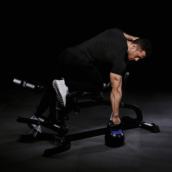 Säädettävä Kahvakuula 16 kg - 24 kg, Musta / sininen