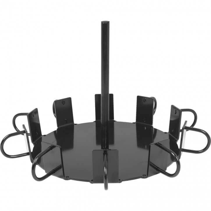 Voimaköysipidike 10 Voimaköydelle, Ø 50/51cm Levypainoille Teräs Musta