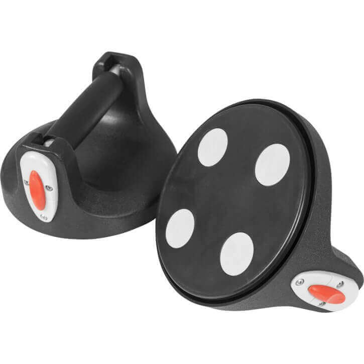 Pyörivät punnerruskahvat, musta