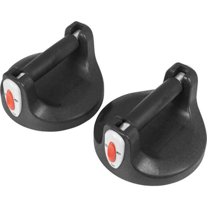 Pyörivät punnerruskahvat, musta