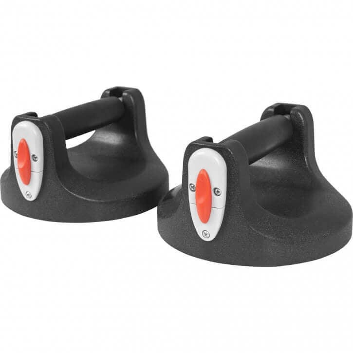 Pyörivät punnerruskahvat, musta