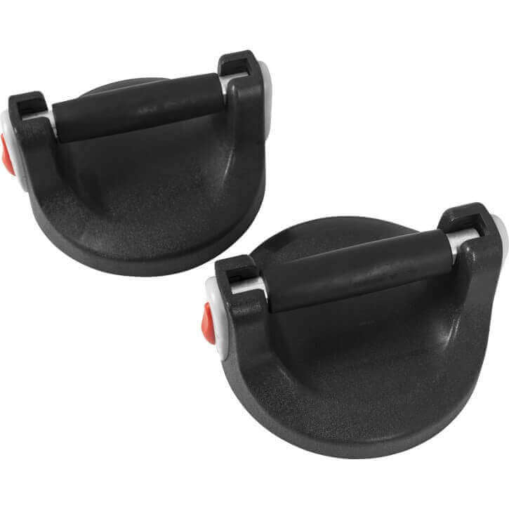 Pyörivät punnerruskahvat, musta