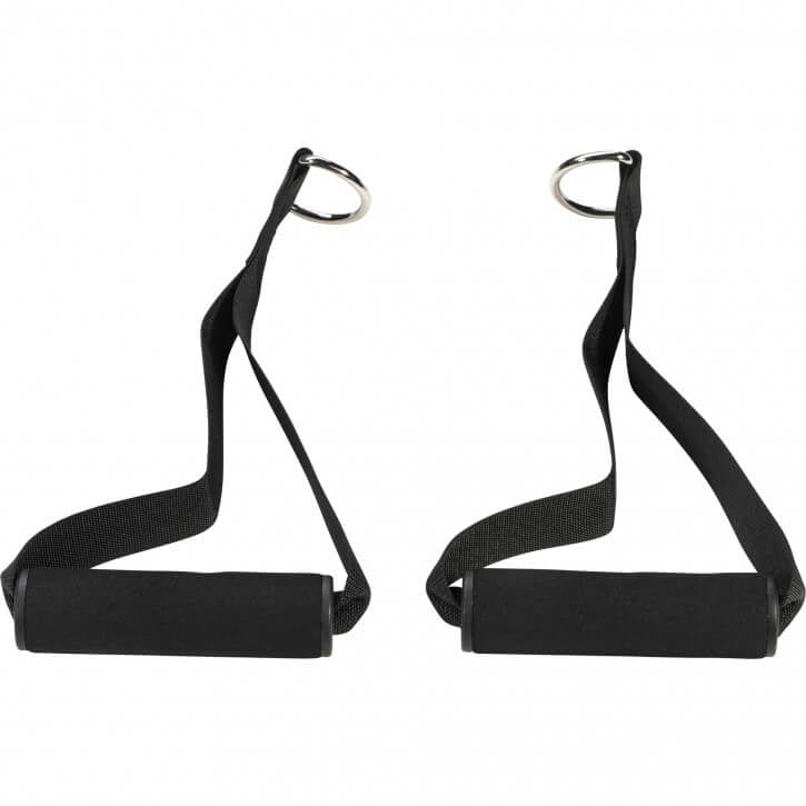 Pehmustettu Yhden Käden Taljakahvat 30x12cm, Max. 100kg Nailon/Vaahtomuovi Musta 2kpl