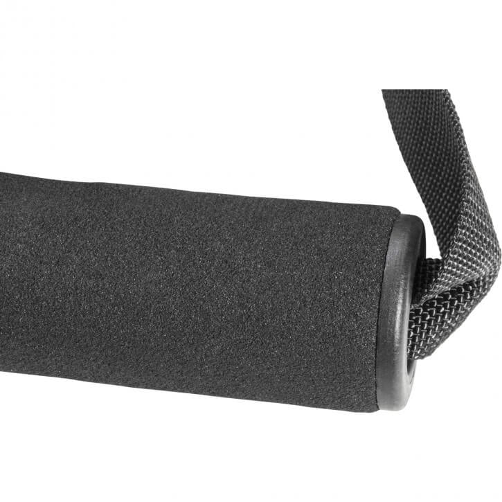 Pehmustettu Yhden Käden Taljakahvat 30x12cm, Max. 100kg Nailon/Vaahtomuovi Musta 2kpl