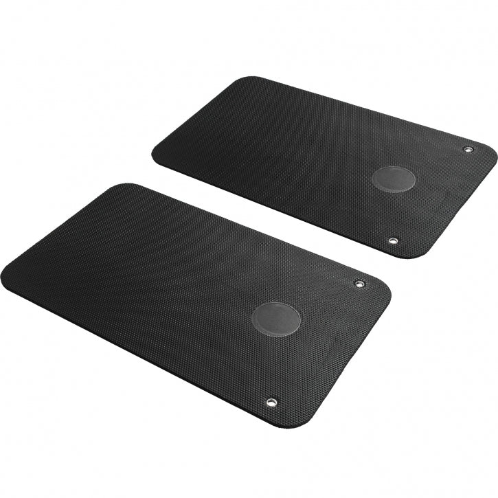 Joogamatto 10mm 2 kpl, Luistamaton, Musta, 100x60cm