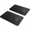 Joogamatto 10mm 2 kpl, Luistamaton, Musta, 100x60cm