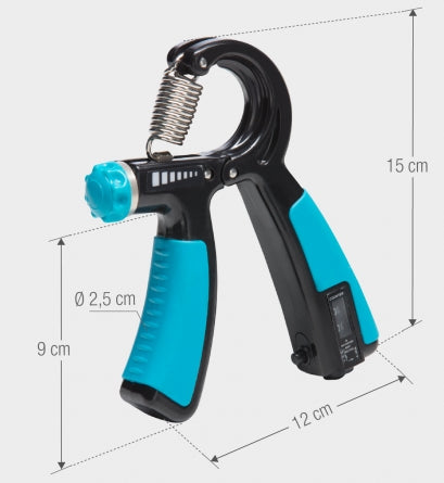 Säädettävä Käsipuristin Laskurilla, 10 kg - 40 kg, 22 lbs - 88 lbs