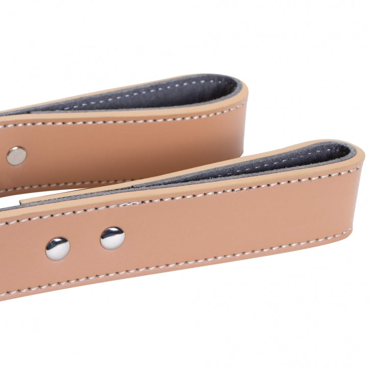 Nahkainen Taljakahva 67x3.5cm, 220g Ruskea/Harmaa