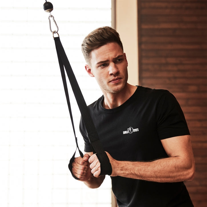 Pehmustettu Pitkä Taljakahva 108x4cm, Max. 100kg Nailon Musta