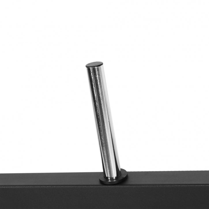 Levypainoteline, Kompakti, Seinäkiinnitys, Ø 30mm, 300kg, Musta