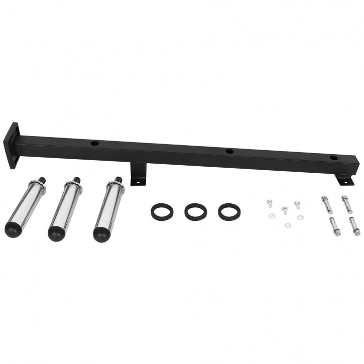 Levypainoteline, Kompakti, Seinäkiinnitys, Ø 50mm, 300kg, Musta