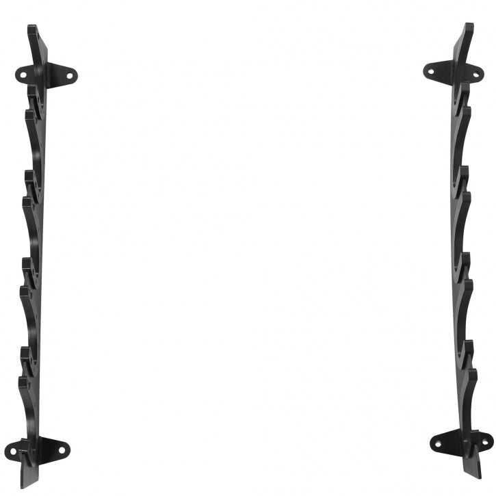 Seinään Kiinnitettävä Teline Painotangoille Ja Levytangoille 78cm, 10kg Musta