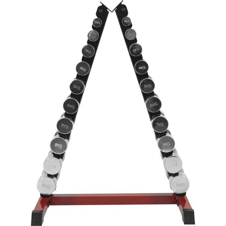 Käsipainosetti 110 kg + Teline