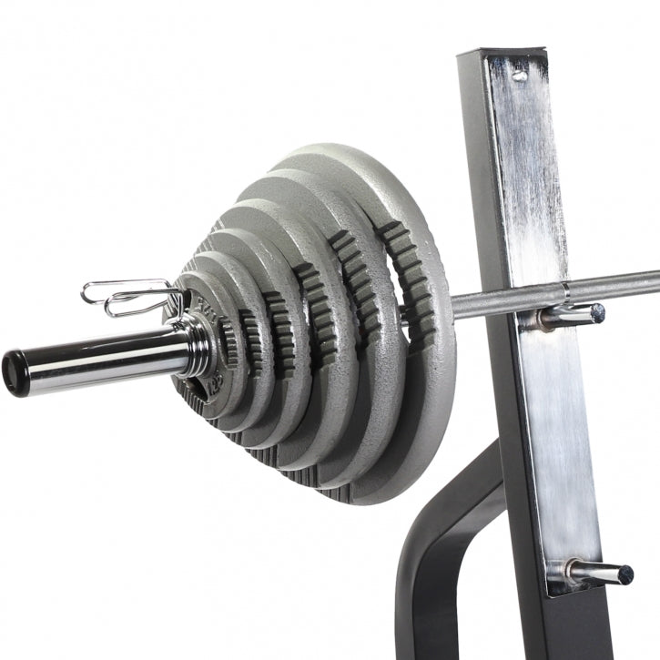 Heavy Duty Punnerruspenkki Musta + Olympia Levytankosarja Jousilukoilla 130kg